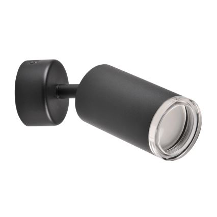 Foco LED RGBW dimerizável para casa de banho TURYN 1xGU10/6W/230V 3000K IP44 preto + controlo remoto