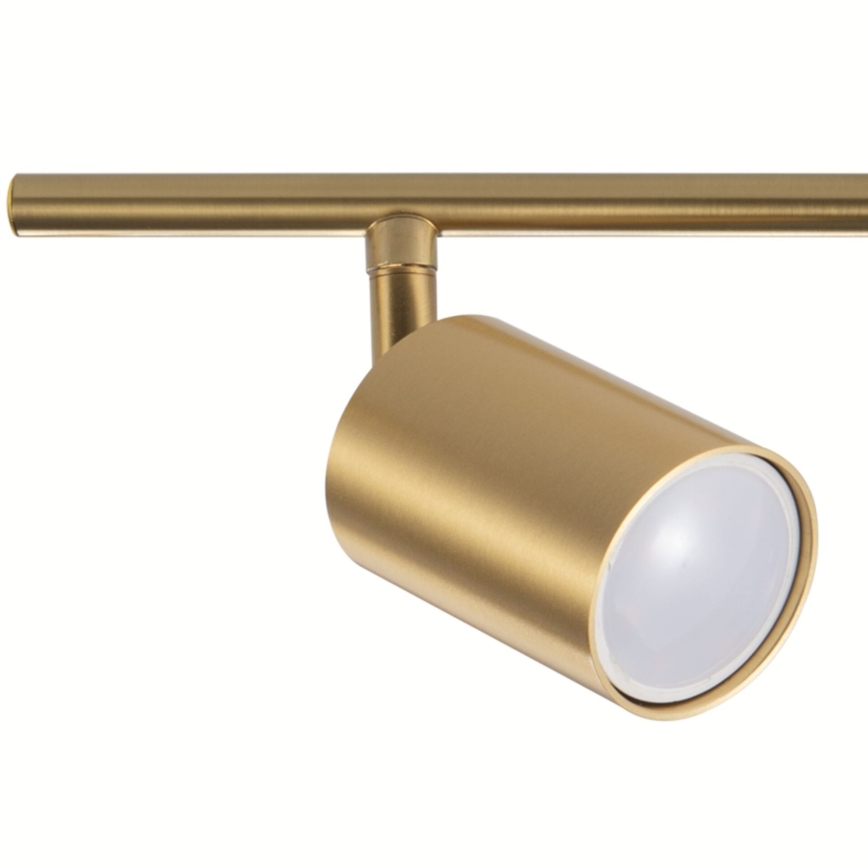 Foco LED RGBW dimerizável GOLDIE 2xGU10/4,8W/230V 3000K dourado + comando remoto