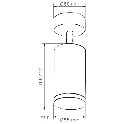 Spot de casa de banho LED RGBW dimerizável TURYN 1xGU10/4,8W/230V 3000K IP44 branco + comando remoto