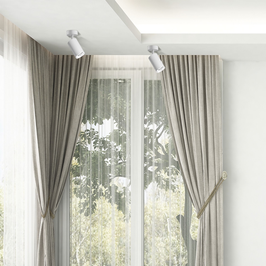 Spot LED RGBW regulável de embutir para casa de banho TURYN 1xGU10/6W/230V 3000K Wi-Fi IP44 branco