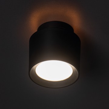 Spot LED SONOR LED/6W/230V 3000/4000/5700K + LED/1,5W 2200K, diâmetro 9 cm, preto