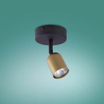 Spot LED TOP 1xGU10/10W/230V dourado/preto