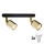 Spot LED TOP 2xGU10/10W/230V preto/dourado