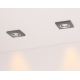 Foco de encastrar LED VITAR 1xGU10/5W/230V betão - certificado por FSC