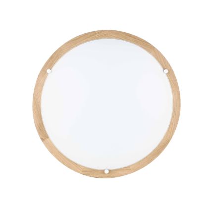Iluminação de teto FRIDA 2xE27/40W/230V carvalho