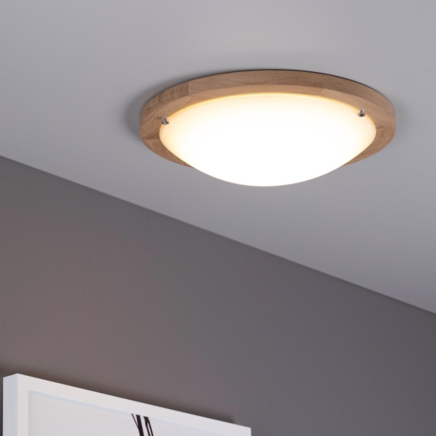 Iluminação de teto FRIDA 3xE27/40W/230V carvalho