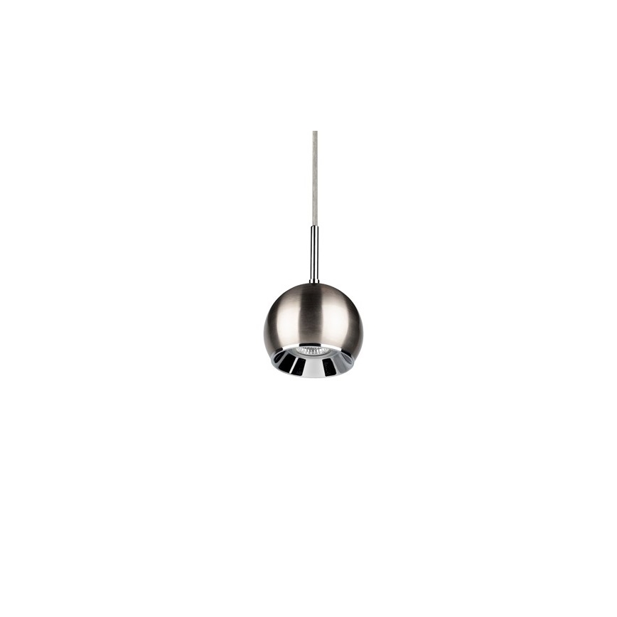 Candeeiro suspenso LED BALL WOOD 1xGU10/5W/230V carvalho mate