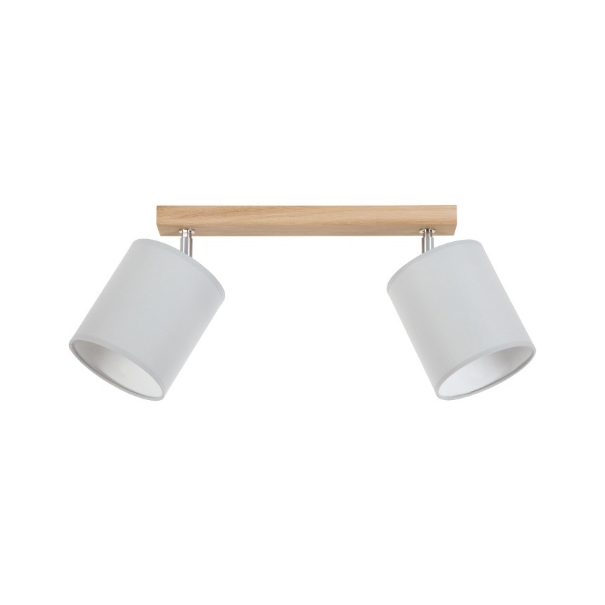 Foco APRILLIA 2xE27/25W/230V carvalho cinzento