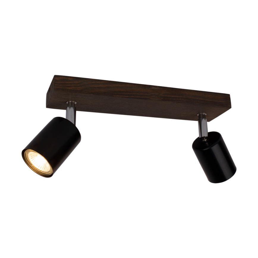 Foco de teto MANARA 2xGU10/5W/230V pinho