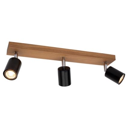 Foco de teto MANARA  3xGU10/5W/230V pinho