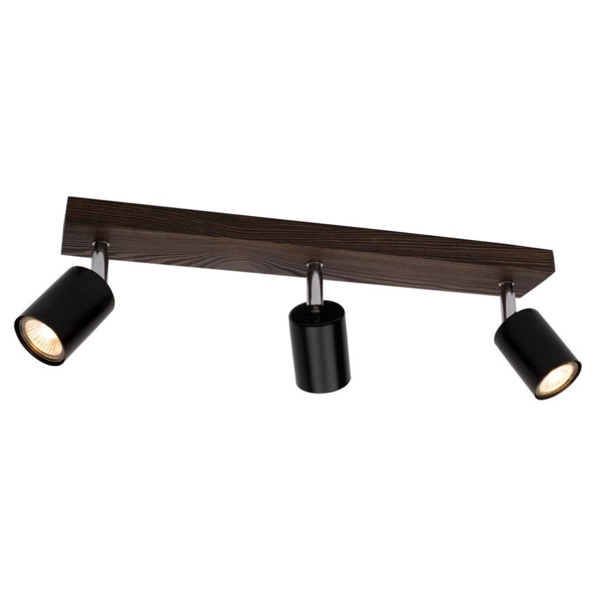 Foco de teto MANARA 3xGU10/5W/230V pinho