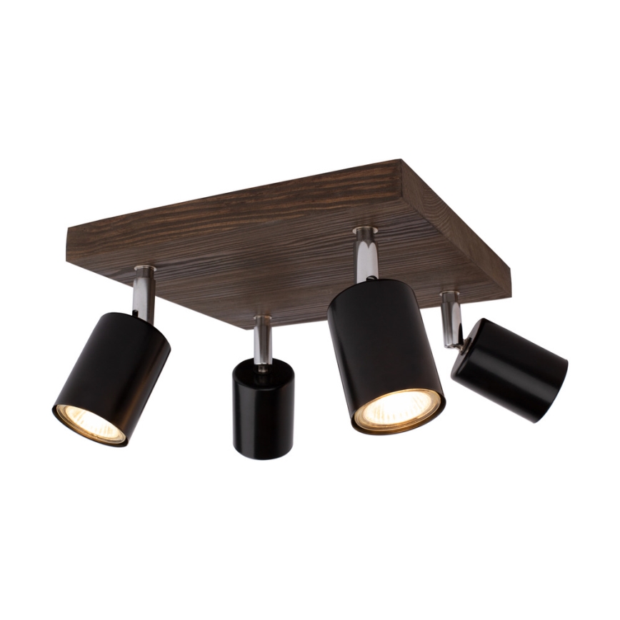 Foco de teto MANARA 4xGU10/5W/230V pinho