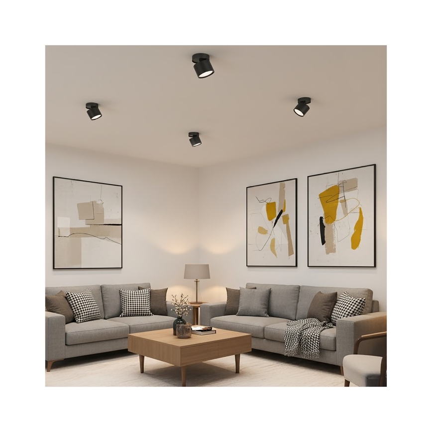 Spot OH12F 1xGX53/35W/230V 8,5 cm preto