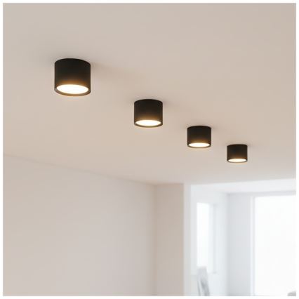 Spot OH12S 1xGX53/35W/230V 5 cm preto