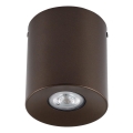 Spot orientável ORION 1xGU10/10W/230V 12,5 cm castanho