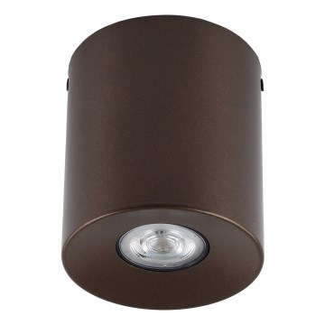 Spot orientável ORION 1xGU10/10W/230V 12,5 cm castanho