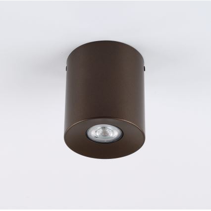 Spot orientável ORION 1xGU10/10W/230V 12,5 cm castanho