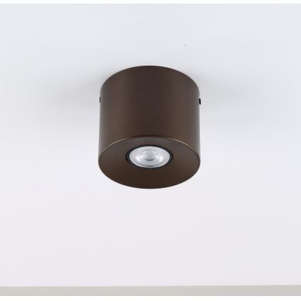 Spot ORION 1xGU10/10W/230V 9 cm castanho