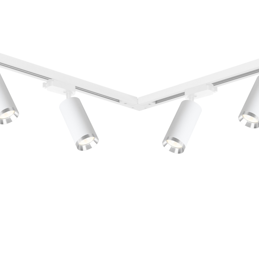 Spot para sistema de calha MICA 6xGU10/10W/230V branco/cromado mate