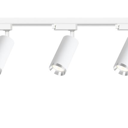 Spot para sistema de trilho MICA 3xGU10/10W/230V branco/cromo mate