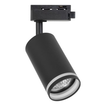 Spot para sistema de trilho monofásico PIPE 1xGU10/10W/230V preto