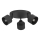 Spot PARKLA 3xE27/15W/230V preto