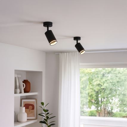 Spot PIPE 1xGU10/10W/230V preto