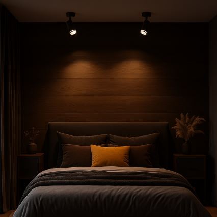 Spot PIPE 1xGU10/10W/230V preto