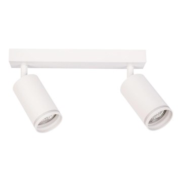 Spot PIPE 2xGU10/10W/230V branco