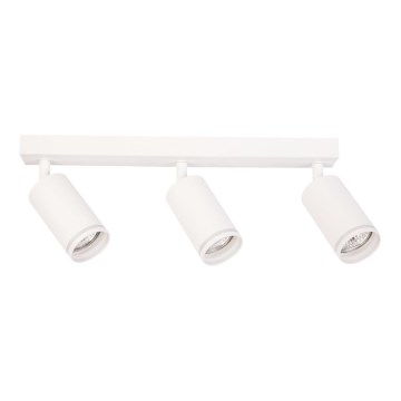 Spot PIPE 3x GU10/10W/230V branco