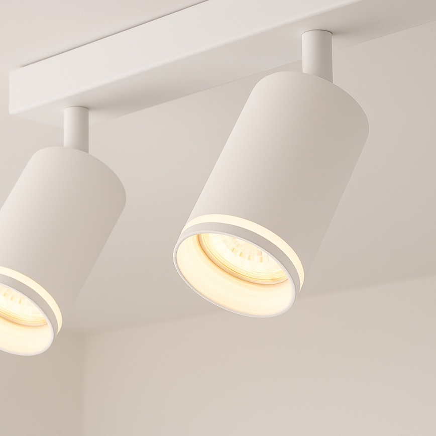 Spot PIPE 3x GU10/10W/230V branco