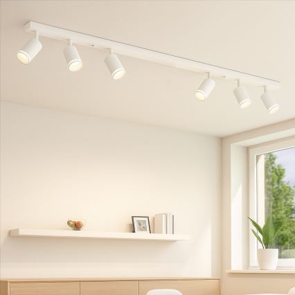 Spot PIPE 6xGU10/10W/230V branco