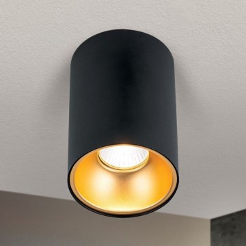 Spot STARLIGHT 1xGU10/50W/230V preto/dourado