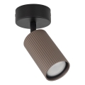 Spot TUNE 1xGU10/10W/230V preto/castanho