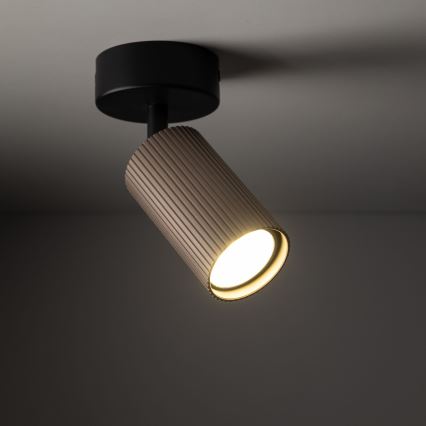 Spot TUNE 1xGU10/10W/230V preto/castanho