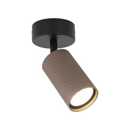 Spot TUNE 1xGU10/10W/230V preto/castanho