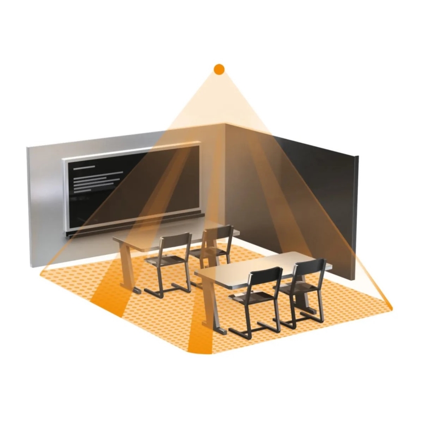 Steinel 000356 - Sensor de presença IR Quattro 8m COM2 branco