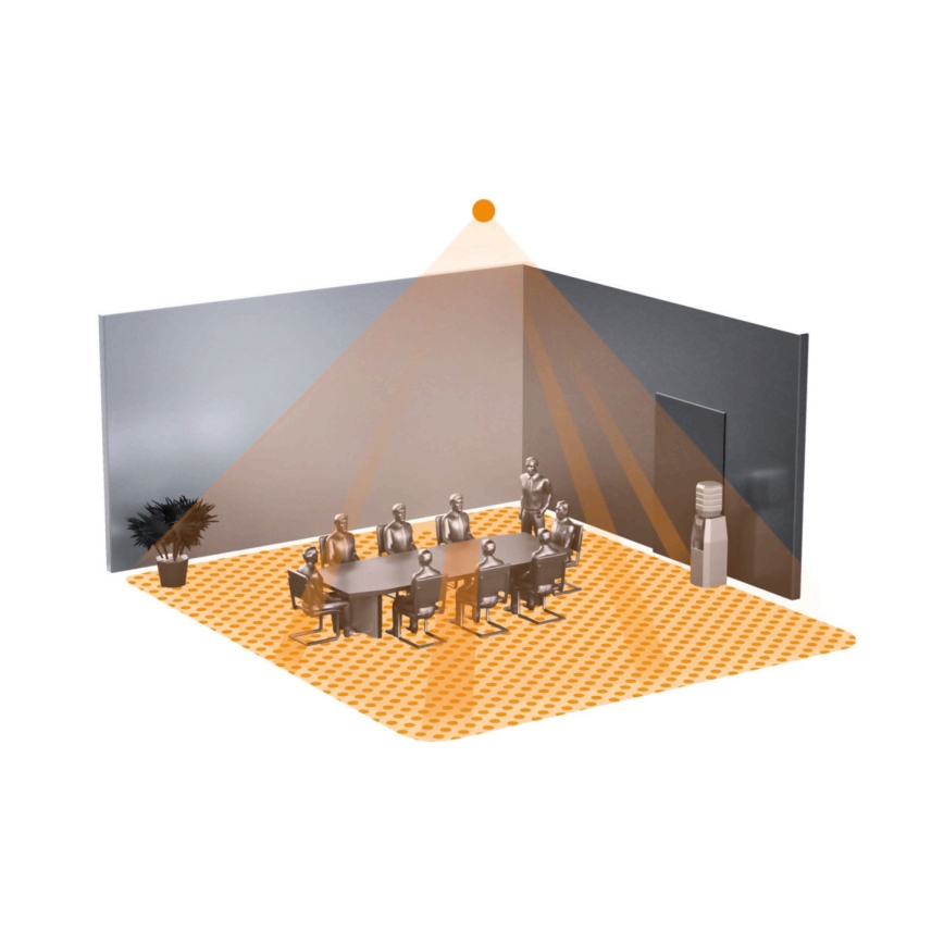 Steinel 002756 - Detetor de presença IR Quattro 24m DALI-2 APC branco