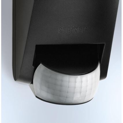 STEINEL 005535 - Iluminação de parede exterior com sensor L585S 1xE27/60W preto IP44