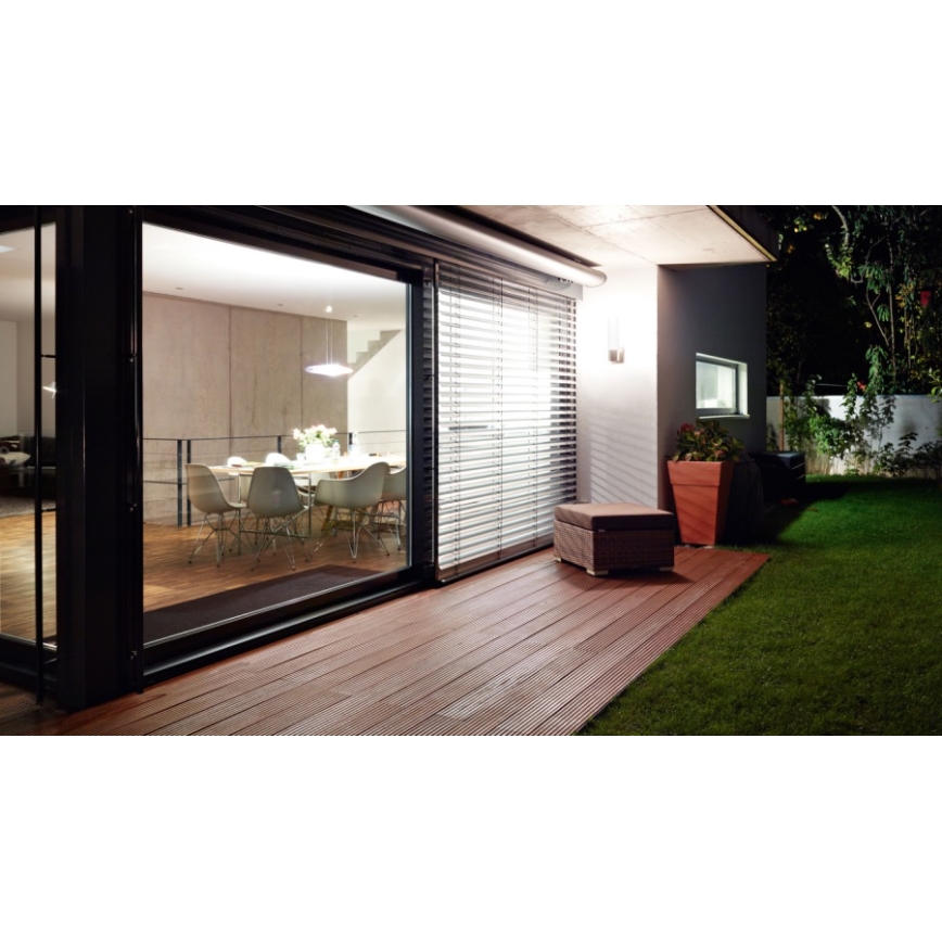 STEINEL 007874 - Iluminação de parede exterior LED com sensor L260LED LED/8,6W/230V IP44