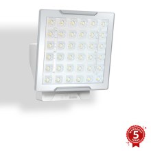 STEINEL 009991 - Luz de inundação LED de exterior com sensor LED/24,8W/230V branco IP54