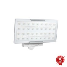STEINEL 010218 - Luz de inundação LED de exterior com sensor LED/24,8W/230V branco IP54
