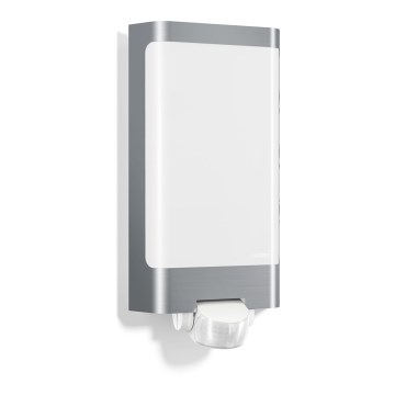 STEINEL 010461 - Luminária exterior LED com sensor L240LED LED/7,5W inox IP44