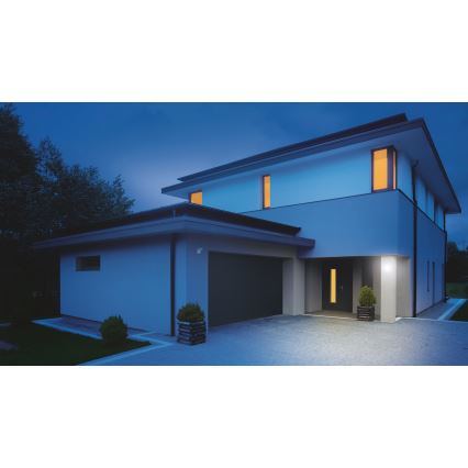STEINEL 029593 - Sensor de movimento exterior sensIQ KNX branco IP54 + controlo remoto