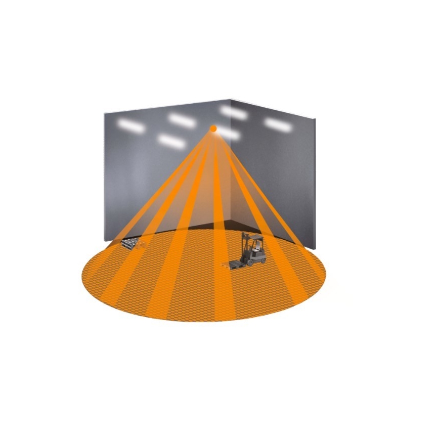 STEINEL 033569 - Sensor de movimento de exterior IS 3360 MX Highbay branco IP54