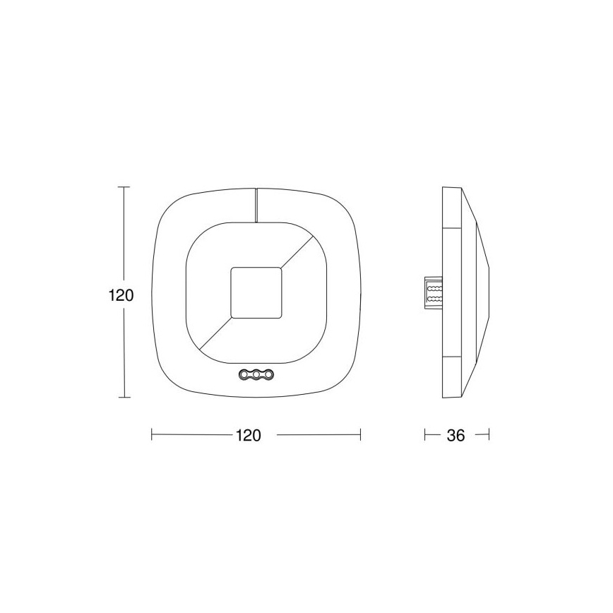 Steinel 033972 - Sensor de presença HF 360 LiveLink branco