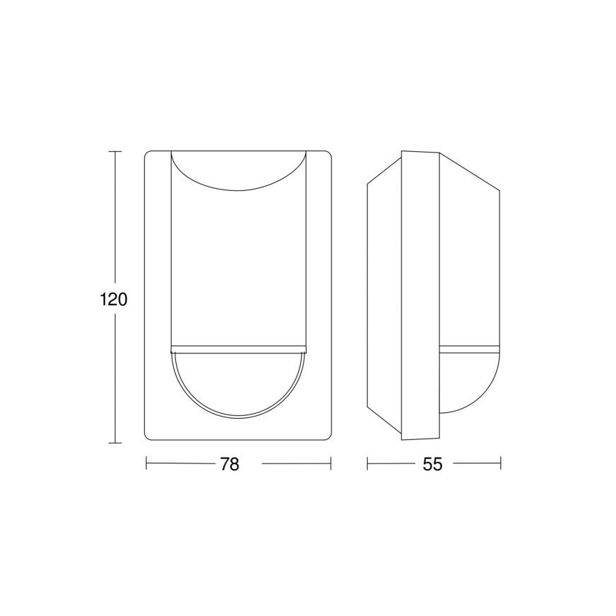 Steinel 034702 - Sensor de movimento de exterior ECO IP54 preto