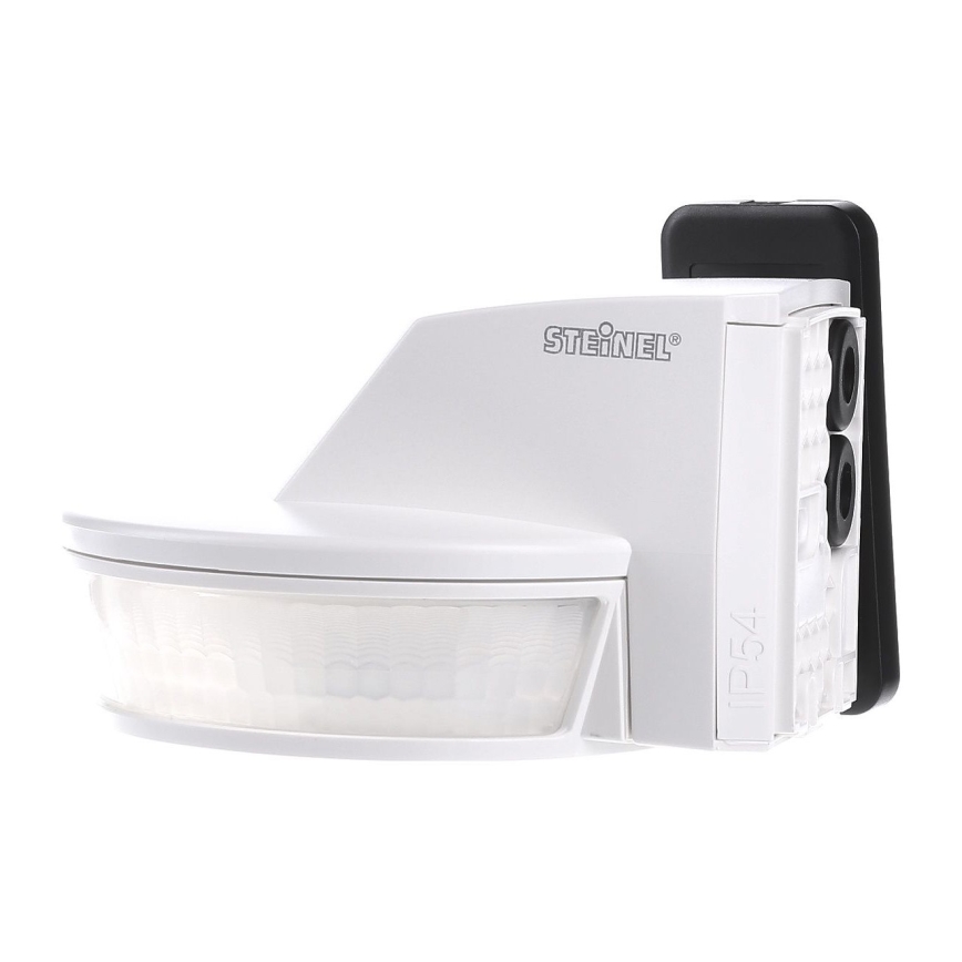 STEINEL 034955 - Sensor de movimento exterior SenslQ S branco IP54 + controlo remoto