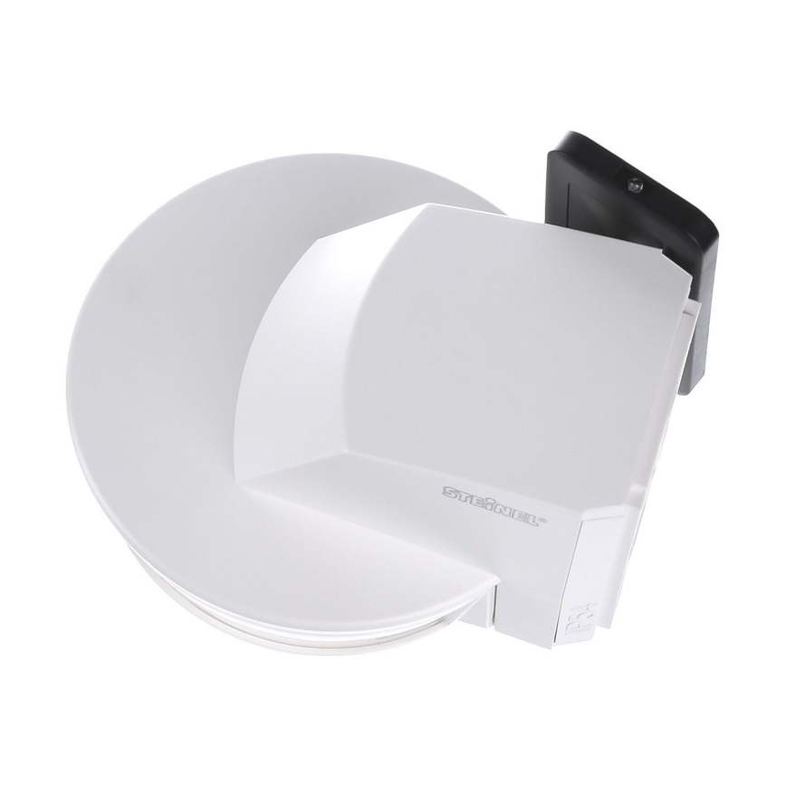 STEINEL 034955 - Sensor de movimento exterior SenslQ S branco IP54 + controlo remoto