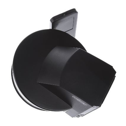 STEINEL 034979 - Sensor de movimento exterior SenslQ S preto IP54 + controlo remoto